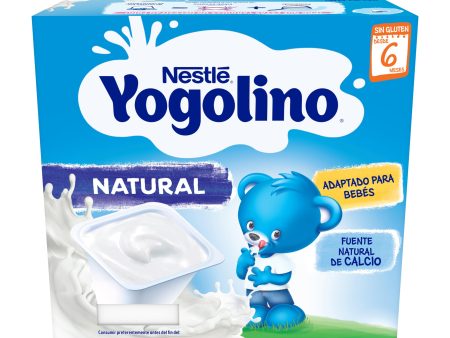 Yogolino Natural para bebés a partir de 6 meses, 4 x 100g (Caducidad: 31 3 2024) Discount