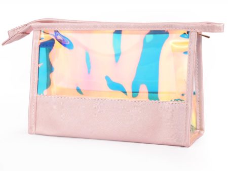 Yokilly Piezas Bolsa de Viaje de,Bolsa de Maquillaje Láser,Bolsa de Maquillaje Impermeable,Neceser Transparente con Cremallera,Bolsa de Cosmética Portátil Discount