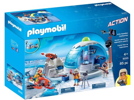 Playmobil 9055 - Action, Cuartel Polar de Exploradores Embalaje Deteriorado Online Hot Sale