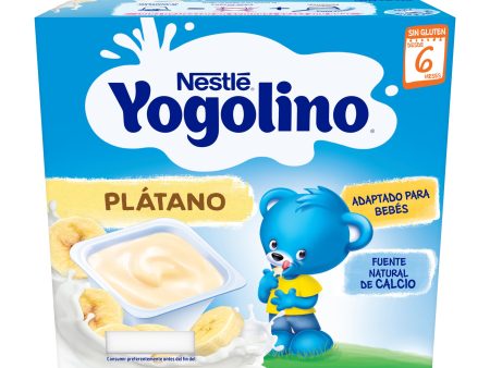 Yogolino Plátano Nestlé para bebés a partir de 6 meses, 4 x 100g (Caducidad: 30 04 2024) Discount