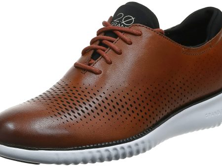 Zapatos Oxford Cole Haan Zerogrand para hombre, marrón tostado, marfil, talla 39.5 EU Online