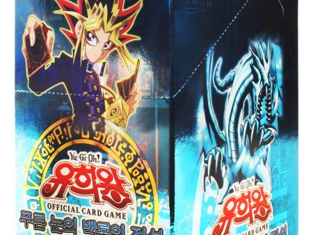 Yu-Gi-Oh! Konami Yugioh Cartas Booster Pack Caja TCG OCG 200 Cartas Leyenda del Dragón Blanco de Ojos Azules Corea Ver Embalaje Deteriorado Sale