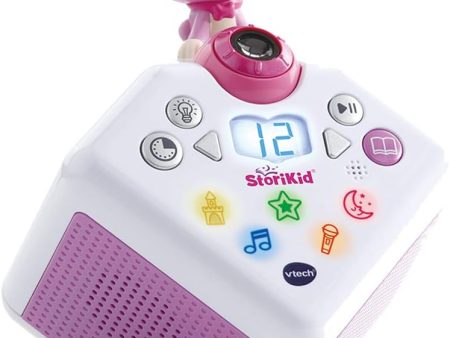 (Idioma Francés) - Vtech StoriKid Contador de historias (Rose) Embalaje Deteriorado Supply