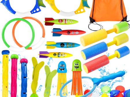 Yetech Juguete de Buceo para Niños - Set de 28 Piezas para una Aventura Subacuática Divertida. Embalaje Deteriorado Discount